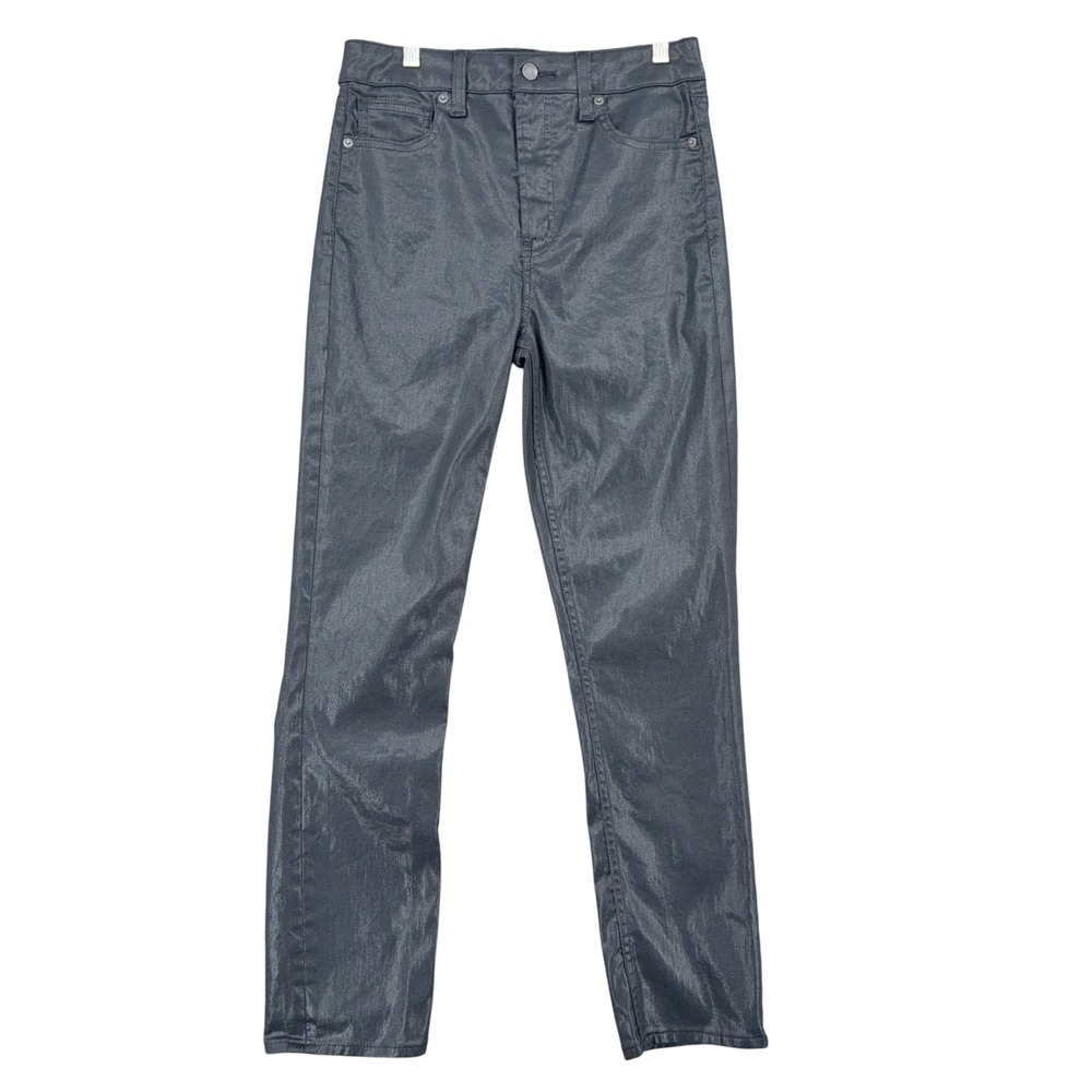 GAP Vintage Slim Sky High Jeans Womens 29/8L Coated Cotton Gray